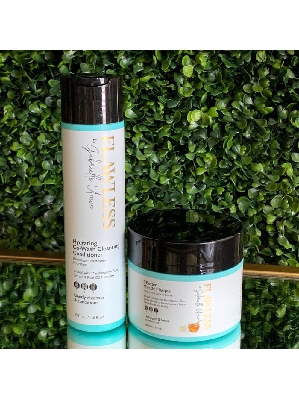 Flawless by Gabrielle Union Hair Set | NEW | Hydrating Co-Wash + Miracle Mask